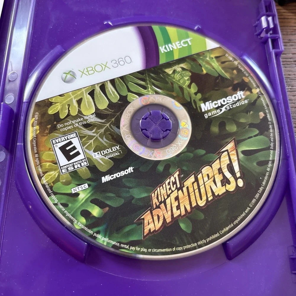 Microsoft Xbox 360 Kinect Adventures Game (Used , Works Great) Complete